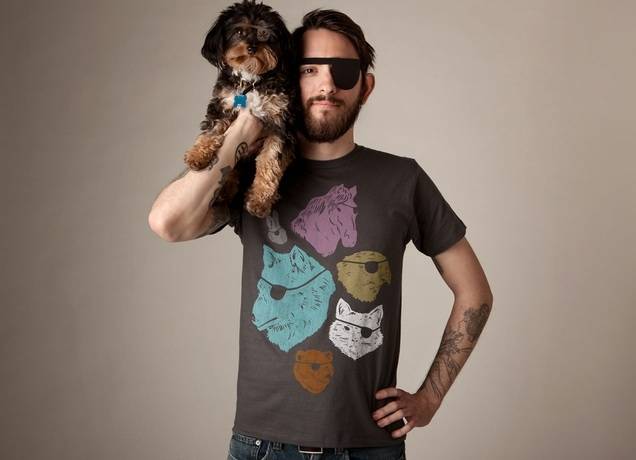 Animals with Eyepatches! Yes! T-Shirt