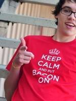 Keep Calm and Bacon On T-Shirt