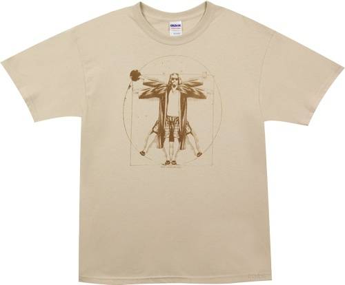 Vitruvian Big Lebowski T-Shirt