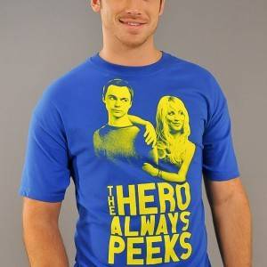 Big Bang Theory Hero Peeks T-Shirt