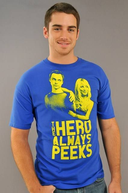 Big Bang Theory Hero Peeks T-Shirt