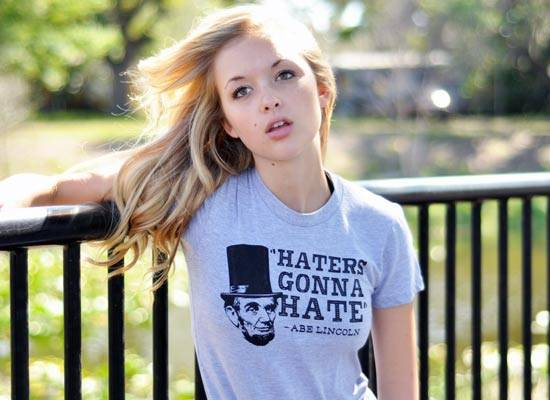 Haters Gonna Hate, Abe Lincoln T-Shirt