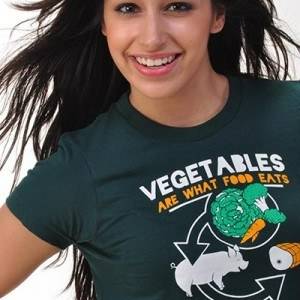 Vegetables Are What Food Eats T-Shirt