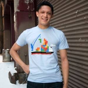 Russian Cargo Tetris T-Shirt