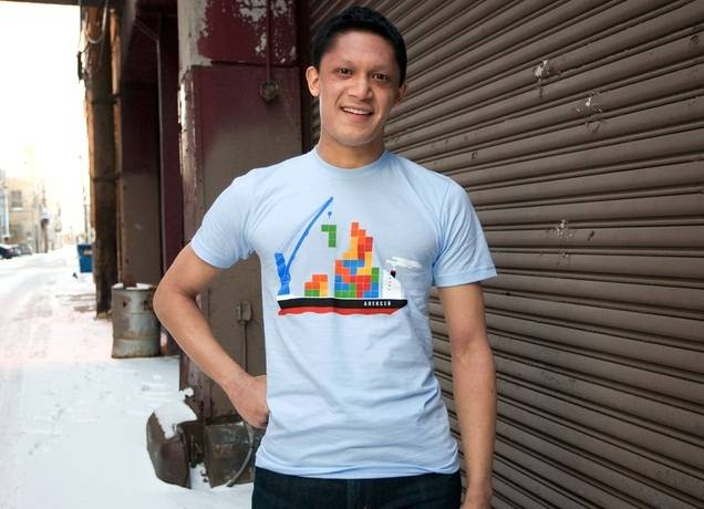 Russian Cargo Tetris T-Shirt