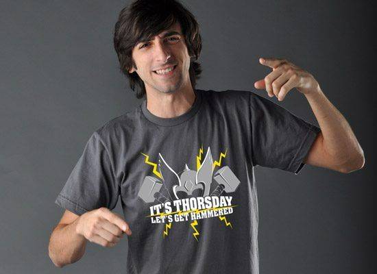 It's Thorsday, Let's Get Hammered T-Shirt