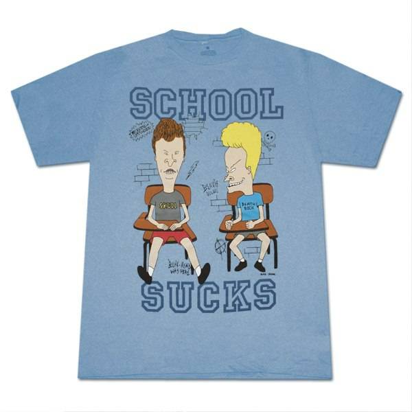 Beavis and Butthead School Sucks T-Shirt