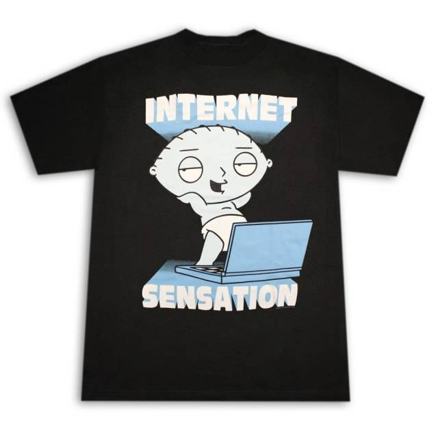 Family Guy Stewie Griffin Internet Sensation T-Shirt