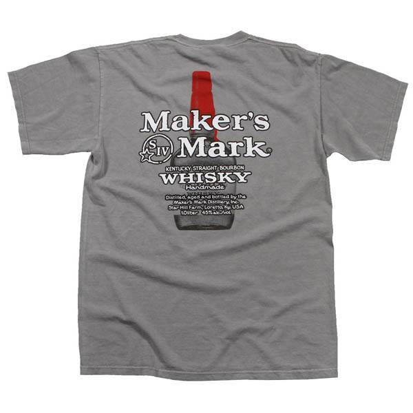 Maker's Mark Bottle Design Two-Sided T-Shirt