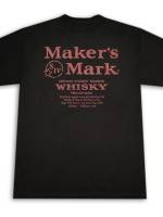 Maker's Mark Whisky Label T-Shirt