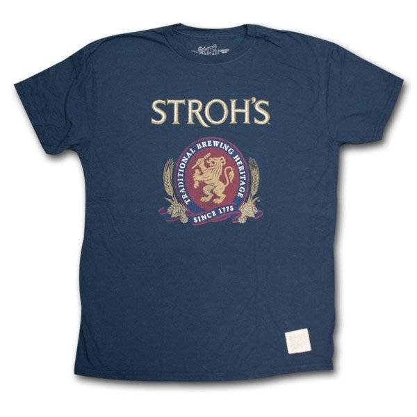 Stroh's Classic Logo Retro Vintage T-Shirt