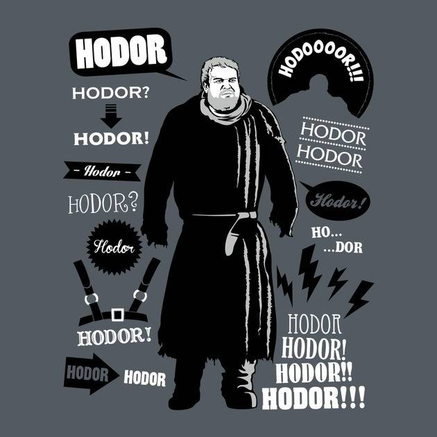 HODOR FAMOUS QUOTES