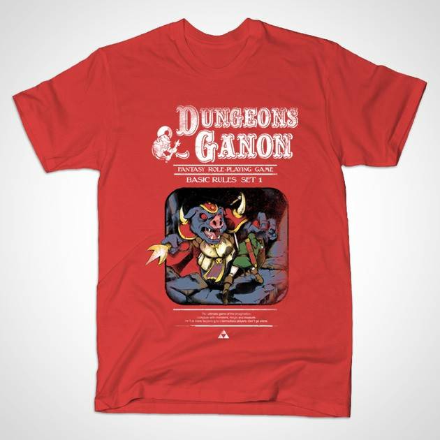 DUNGEONS AND GANON - D&D T-Shirt - The Shirt List