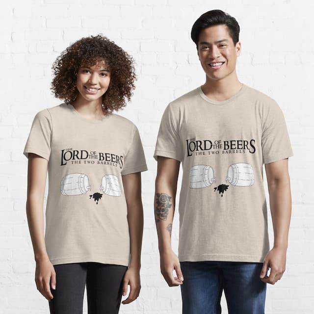 Lord of the Beers - The Two Barrels T-Shirt