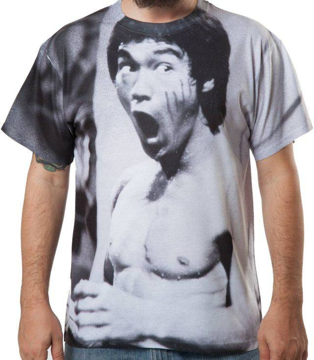 Black and White Bruce Lee