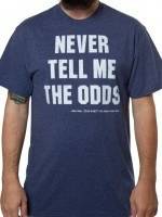 Never Tell Me The Odds Star Wars T-Shirt