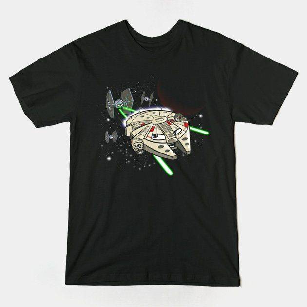 STARS - Star Wars Millennium Falcon T-Shirt - The Shirt List