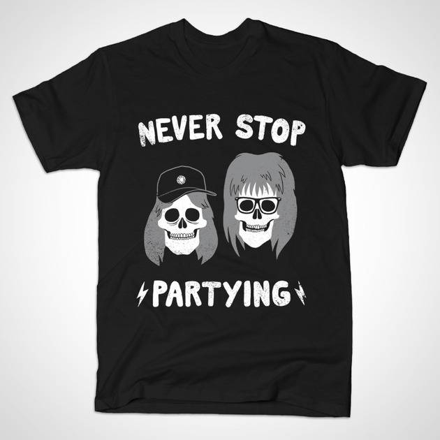 NEVER STOP PARTYING