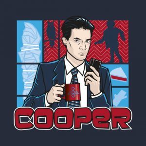 Cooper - Archer Parody - Twin Peaks T-Shirt - The Shirt List