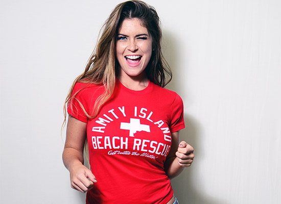 BoJun Trade Amity Island Beach Rescue Womens Outdoor Funny Cool Style T-Shirt
