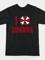 I LOVE ZOMBIES T-Shirt