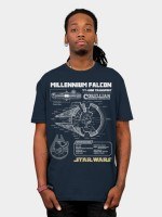 Millennium Falcon Schematic T-Shirt