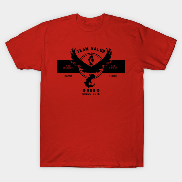 Team Valor Red New Old Stock Details about   Pokemon Go Tee Shirt 