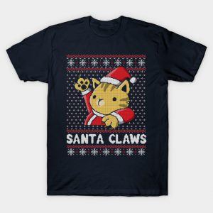 Kitty Claws Ugly Christmas Sweater T-Shirt - The Shirt List