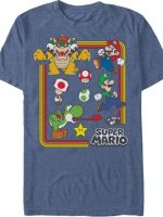 Characters Super Mario Bros T-Shirt