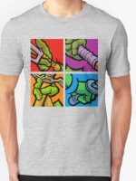 Lichtenstein Pop Martial Art Quelonians Full Set T-Shirt