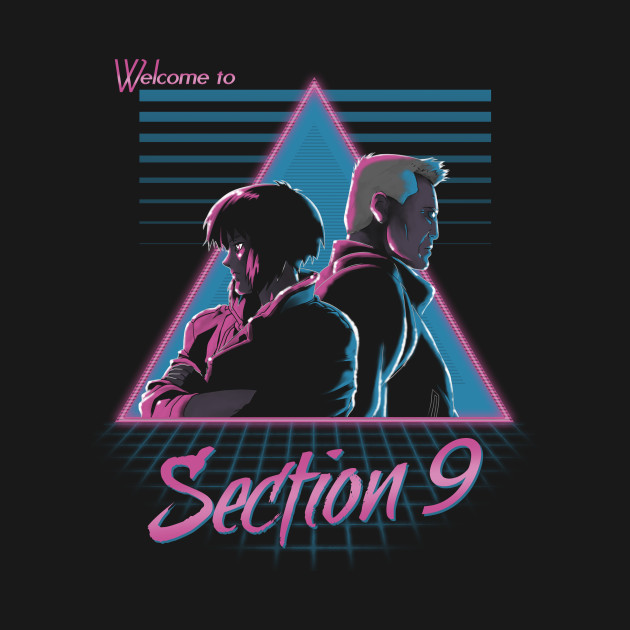 Welcome To Section 9 Ghost In A Shell Men's T-Shirt