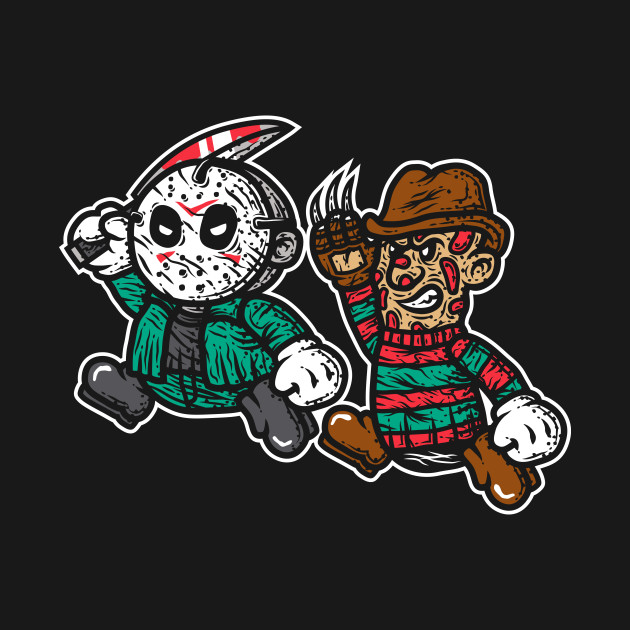 Horror Duo Voorhees/Krueger T-Shirt The List