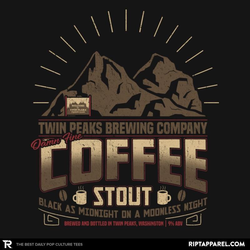 Damn Fine Coffee Stout Twin Peaks T-Shirt - The Shirt List