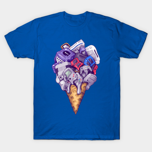 Ice Cream Nintendo Consoles T-Shirt