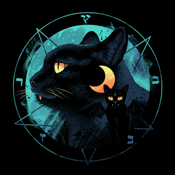 Puss the Evil Cat T-Shirt by Vincent Trinidad - The Shirt List