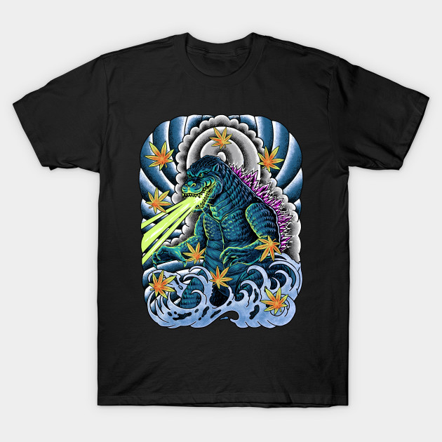 king of monster japanese tattoo - Godzilla T-Shirt - The Shirt List