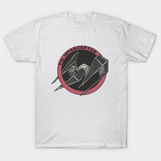 TIE Interceptor - Star Wars T-Shirt by Shane Hunt - The Shirt List