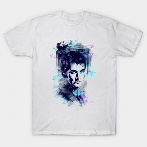 Watercolor Tenth Doctor T-Shirt