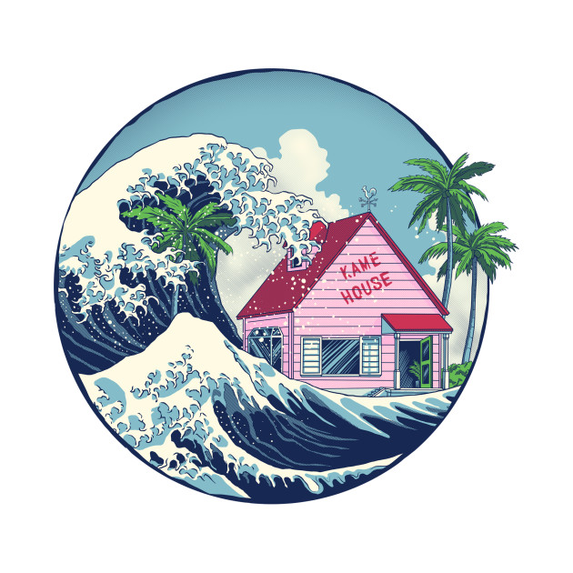 the great wave at kame house