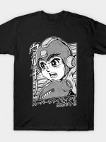 Super fighting robot - Black and white T-Shirt
