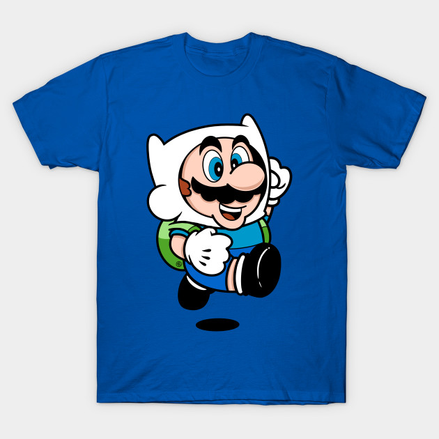 Mario T-shirt Adventure Time Jake Dream Team Bros Costume Regalo T-Shirt Top 