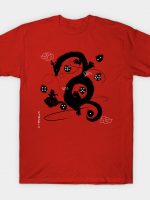 Wish to Dragon (b&w) T-Shirt