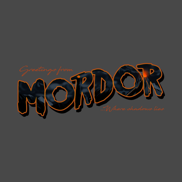 Greetings from Mordor