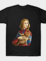 Heroine with an cat T-Shirt