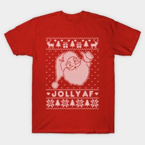 JOLLY AF Ugly Christmas Sweater