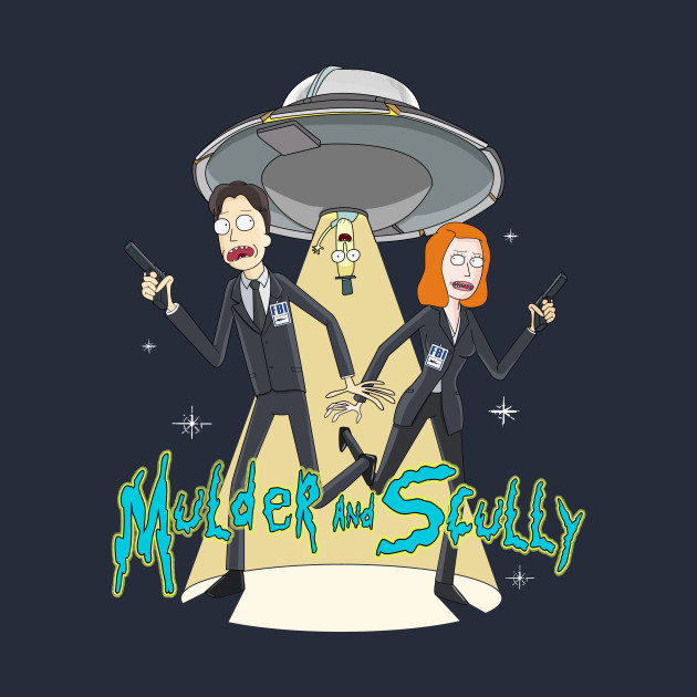 Mulder &scully & poopy