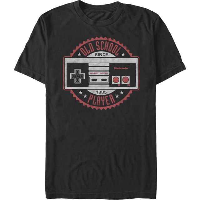 Old School Player - Nintendo T-Shirt - The Shirt List