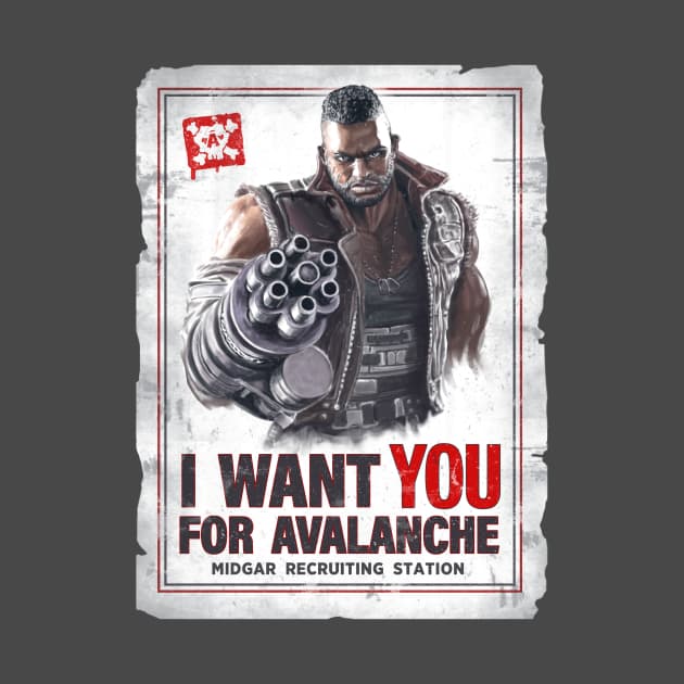 Barret Wallace Wants You for Avalanche