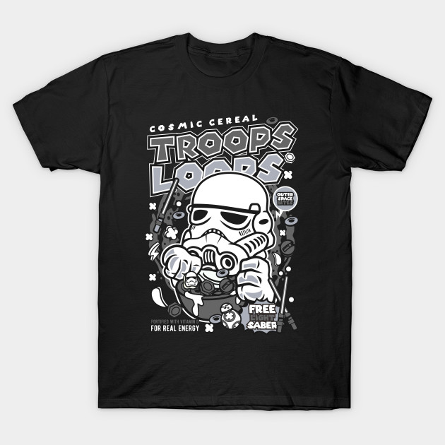 troops loops - Star Wars Stormtrooper T-Shirt - The Shirt List