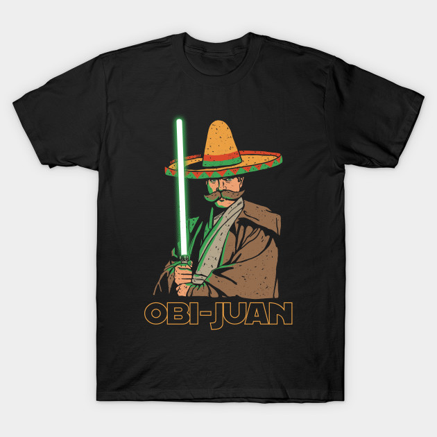 Obi Juan Funny Mexican Sombrero Cinco de Mayo T-Shirt